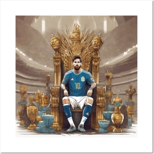 Messi Argentina Futbol Soccer King Posters and Art